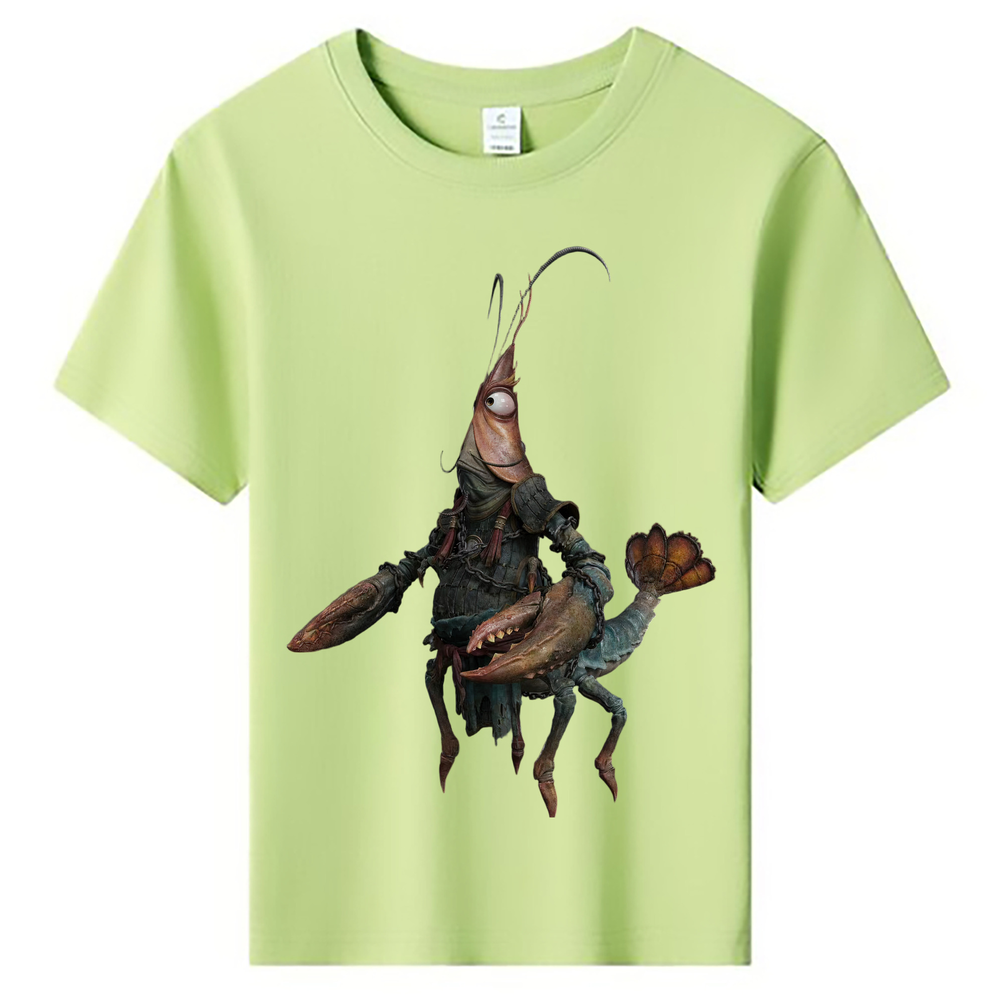 （画像用） Ne Zha 2 ナタ 魔童の大暴れ 綿100％キッズTシャツ（フロントプリント）